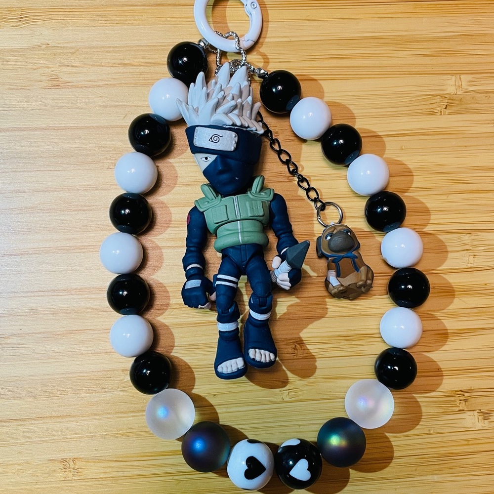 Handmade Keychain Chain/（Naruto Kakashio）Decorative Pendant